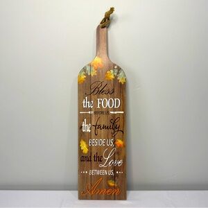 Fall Decorative Hanging Plaque Sign Wall Hanging Decor Wine Bottle